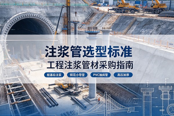 庐阳注浆管选型标准