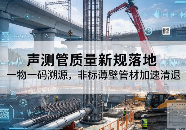 庐阳声测管质量新规落地，一物一码溯源，非标薄壁管材加速清退