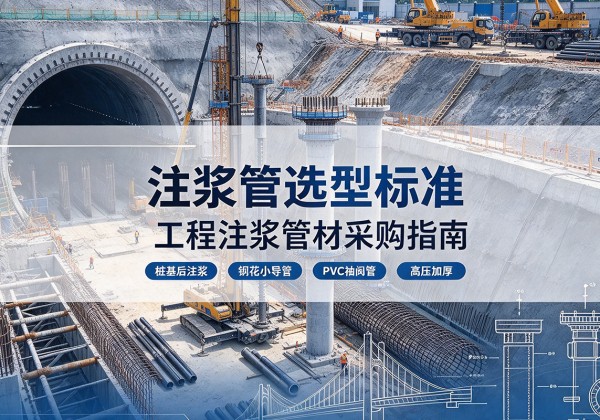 庐阳注浆管选型标准